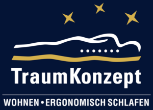 Traumkonzept Wortmarke auf blauem Untergrund